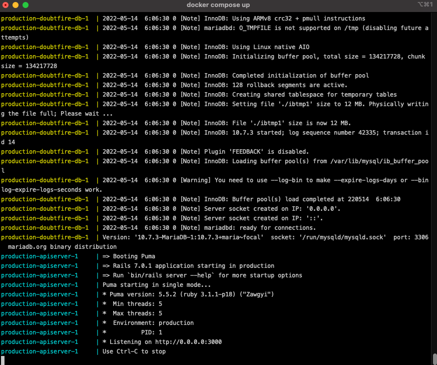 doubtfire-localhost-compose
