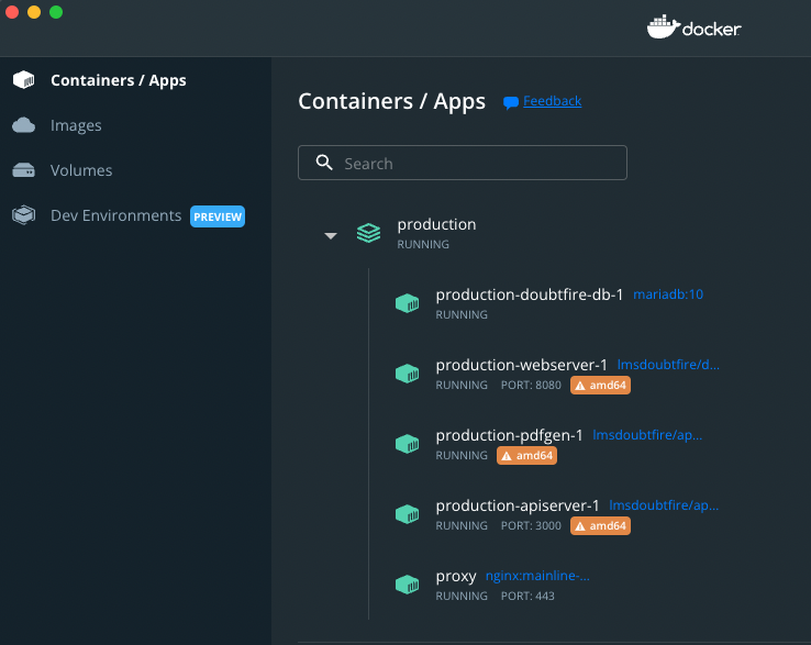doubtfire-localhost-docker